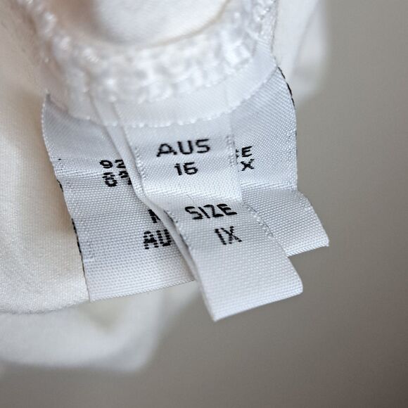 Mela Purdie Women Viscose Top Short Sleeve Size Plus 1X Made In Australia - Picture 7 of 11